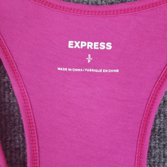 Express Double Tank One Piece Pink Small - Picture 2 of 8